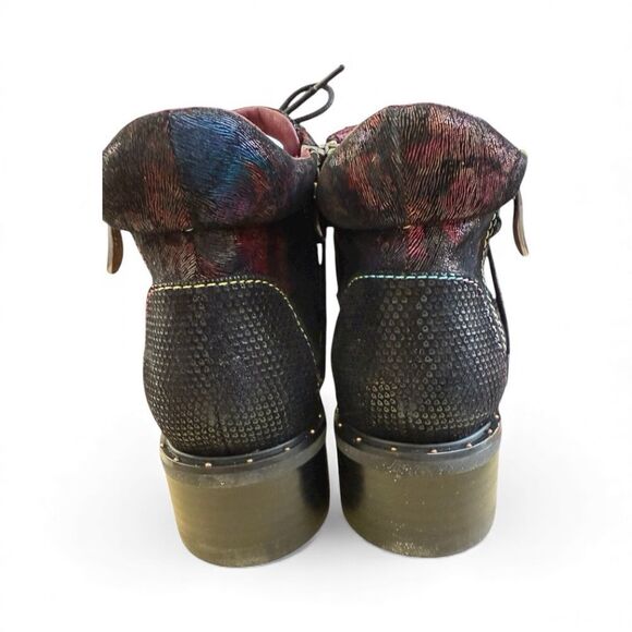 Spring Step L’Artiste Chrissy-BM Boots | Black Multi | Size 35 (US 5) - Picture 3 of 7